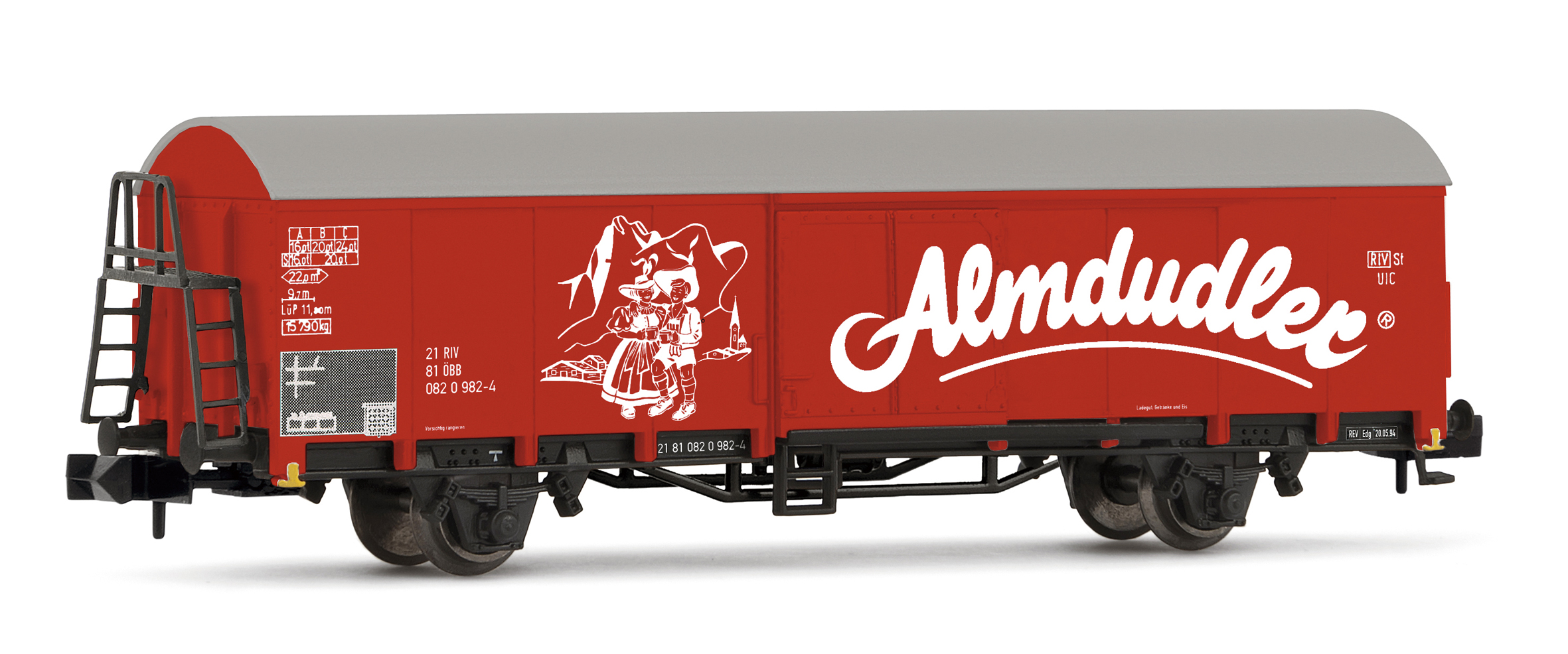 Arnold HN 6225 Spur N Kühlwagen Almdudler, ÖBB