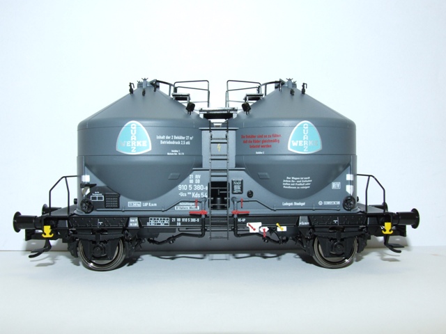BRAWA 37110 Spur 0 Staubbehälterwagen Ucs 908 Quarzwerke