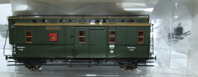 45002 BRAWA H0 Postwagen der K.W.St.E EP I DC