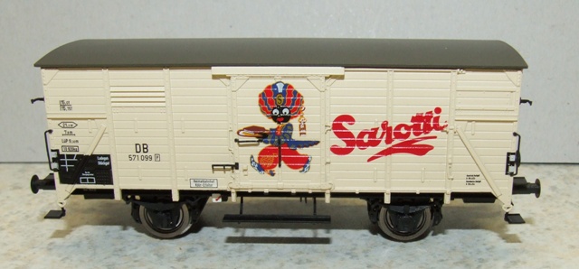 BRAWA 48276 Ged Güterwagen G 10 Sarotti  DB EP III limitiert H0