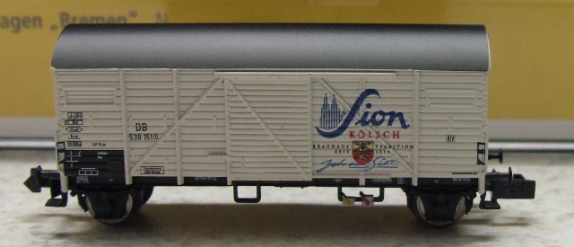 BRAWA Spur N 67207 Ged Güterwagen Bremen Sion Kölsch limitiert
