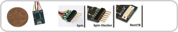 ESU Decoder 54689 LokPilot micro DCC Motorola SX Next 18 Version 4.0