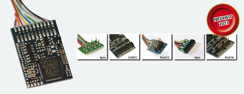 ESU 64610 LokPilot V4.0 M4 Decoder 8 polig MM DCC SX