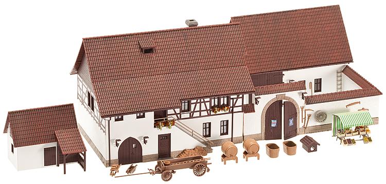 Faller H0 130372 Bausatz Hofgut mit Haupt und Nebengebäude