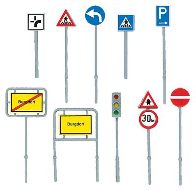 Faller 180541 H0 Verkehrsschilder-Set