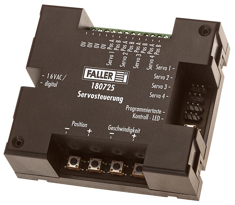 FALLER 180725 Servosteuerung für 4 Servos Car System