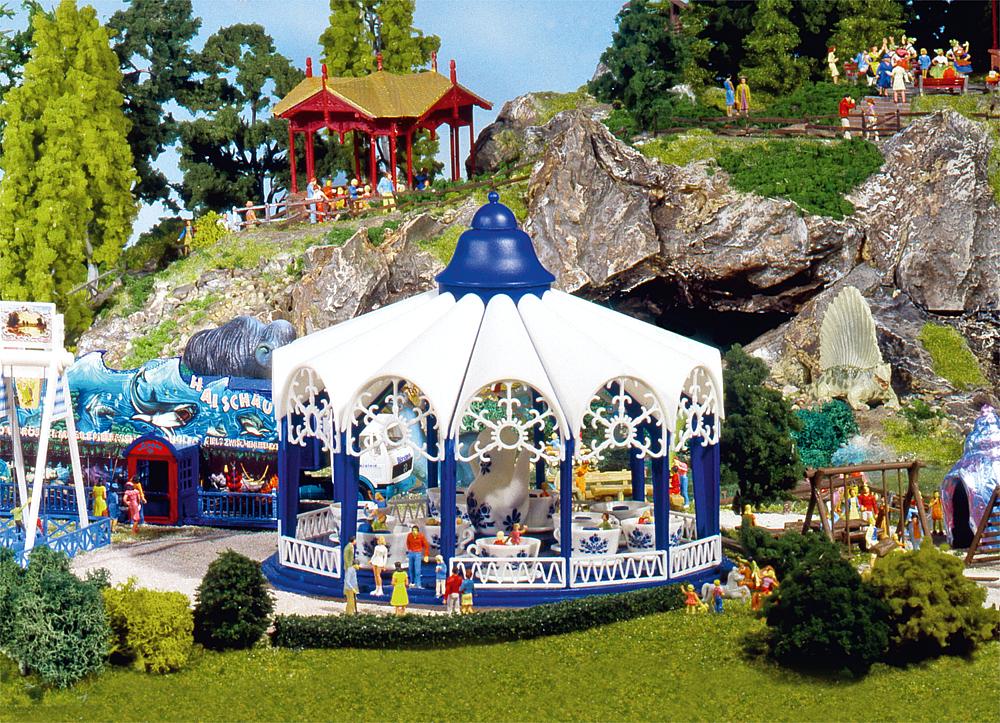 Faller 194326 H0 Kirmes Bausatz Karussell Kafeetassen