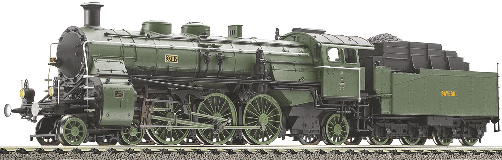 VO Fleischmann 391972 H0 Dampflok Bay. S 3/6-grün/AC-So