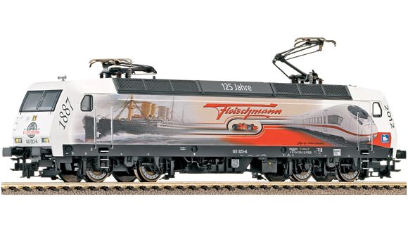 Fleischmann 481205 H0 E-Lok BR 145 mit Jubi-Beklebung Pressnitztalbahn GmbH