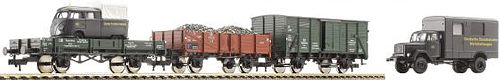 Fleischmann 535203 Bauzug Set DB EP III H0 DC