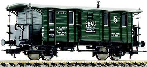 Fleischmann 536802 Begleitwagen der GBAG H0 DC