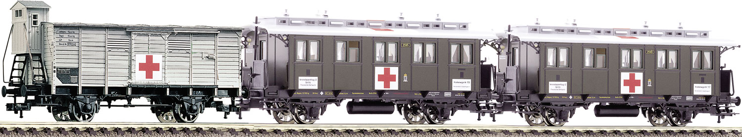 Fleischmann 581206 H0 Wagenset Lazarettzug - Teil 3