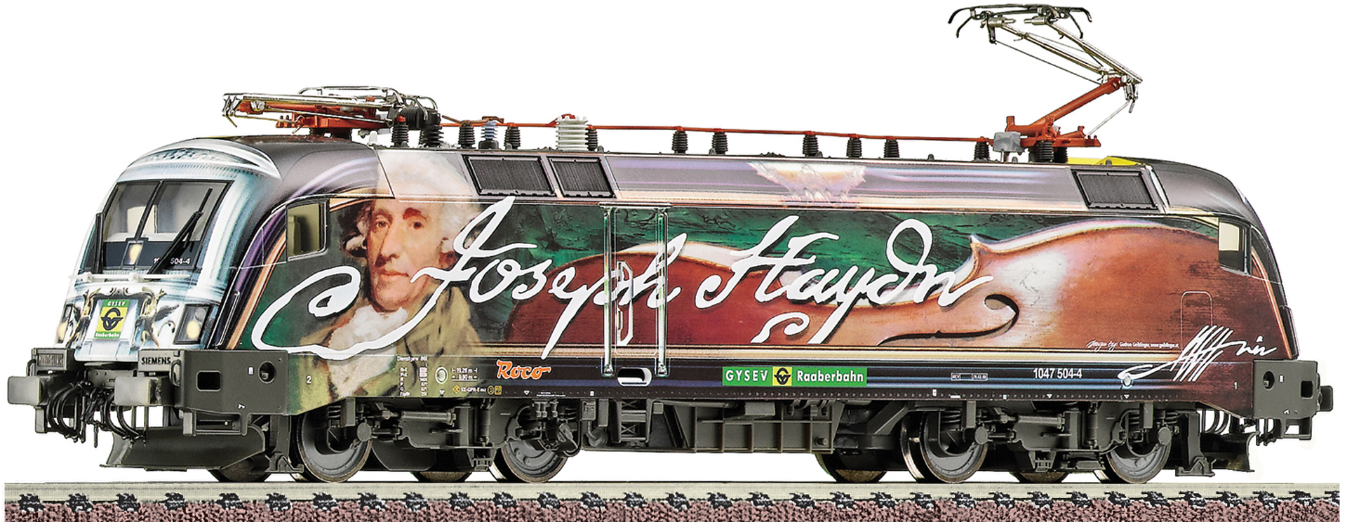 Fleischmann Spur N 731103 Ellok Rh 1047.5 der GySEV/Raaberbahn