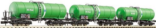 Fleischmann Spur N 848004 3-teiliges Kesselwagen Set "On Rail" EP V
