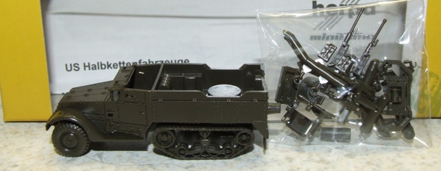 Herpa 743686 Minitanks M 16 Halbkette Flak H0 1:87