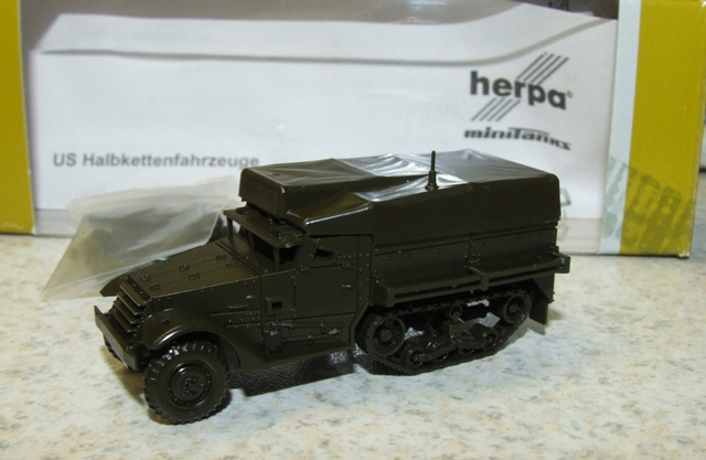 Herpa  743730 Minitanks M3 US Halbkette MG