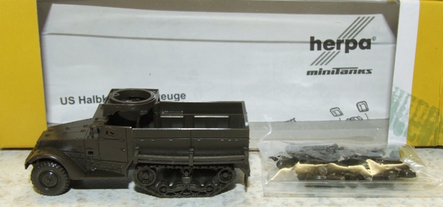 Herpa 743747 Minitanks M3 US Halbkette Mörser H0 1:87