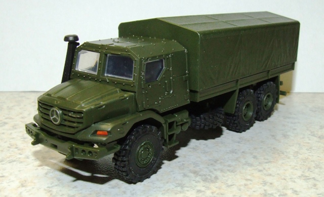 Herpa H0 1:87 Roco Minitanks 744416 MB Zetros 6x6 gepanzert BW