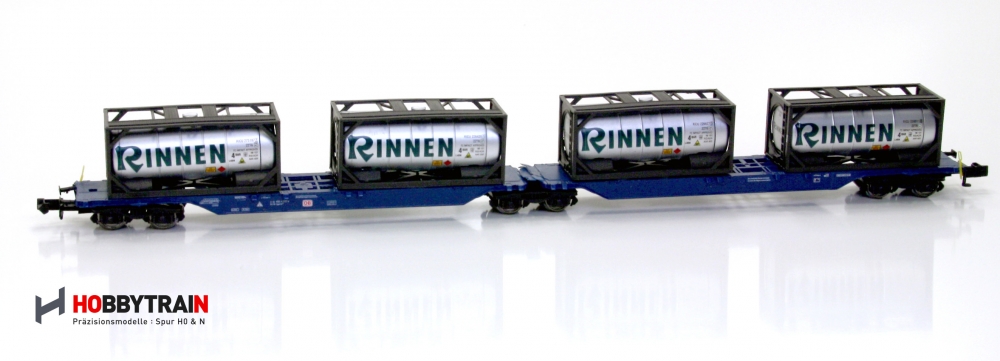 Hobbytrain 23715 Spur N Containertragwagen Rinnen