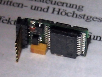 Hobbytrain Spur N 28601 6 poliger Winkeldecoder von Kühn DCC und Motorola