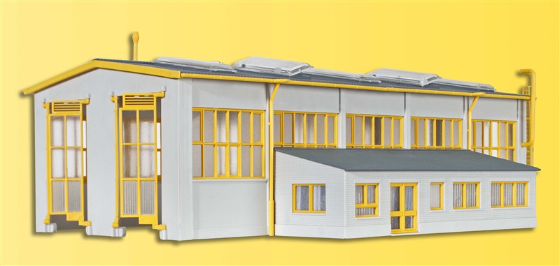 39324 Kibri Bausatz H0 Wartungshalle Lokschuppen GleisBau 2 Ständig