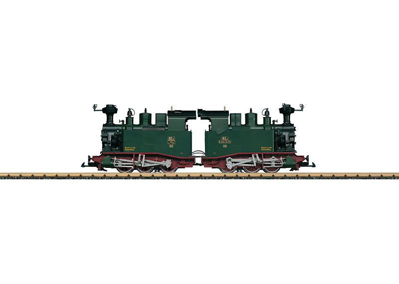 20990 LGB Spur G Dampflok sächsische II K,  Ep. I Doppeltraktion