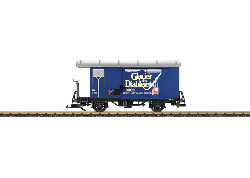 VO LGB Spur G 41284 Güterwagen Glacier MOB