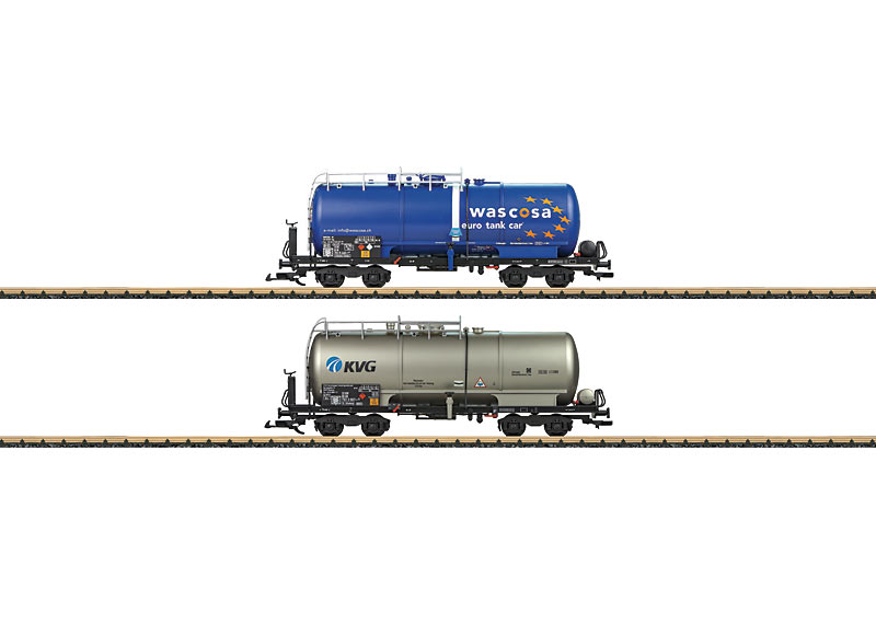 LGB Spur G 47831 Kesselwagen-Set KVG/Wascosa