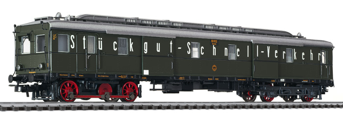 VO Liliput 133031 H0 Diesel-Gepäcktriebwagen, VT 10 002, DR, Ep.II