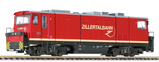 Liliput 142101 H0e Diesellok D13, rot, Zillertalbahn, Ep.V