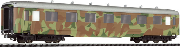 Liliput L 383299 Offizierstransportwagen tarn DRG EP II H0