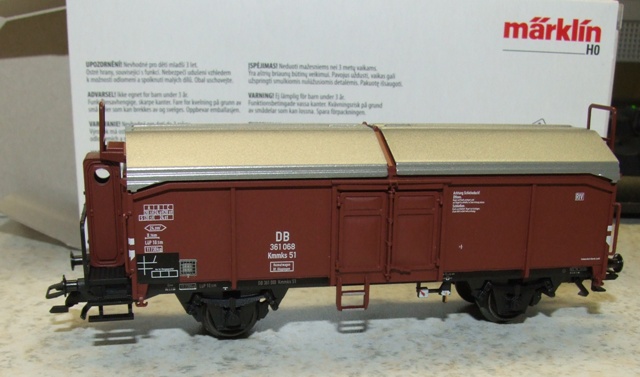 Märklin aus 00765 -18 Güterwagen Kmmks 51 DB EP III