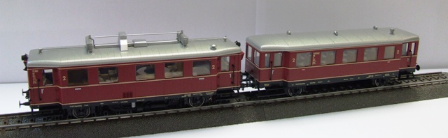 VO Märklin 37705 H0 Triebwagen VT75 + VB140 DB mit Sound
