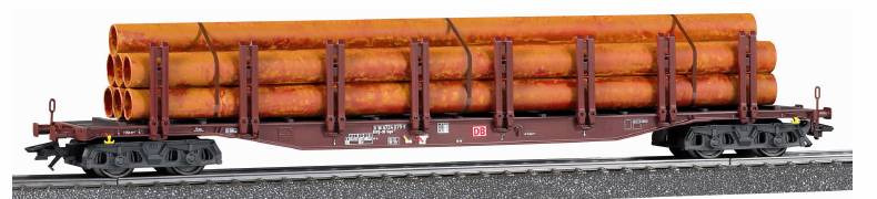 VO Märklin 47143 Rungenwagen mit Röhren Beladung I + S limitiert