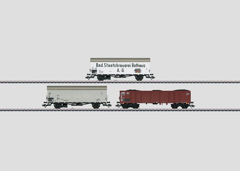 VO Märklin aus Display 767 H0 Güterwagen Eaos mit Schlusslicht