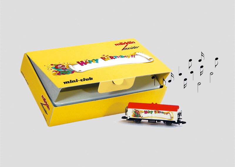 Märklin 86002 Geburtstagwagen 10 Jahre Insider Spur Z