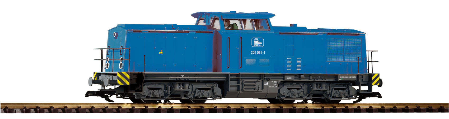 VO PIKO 37563 Spur G-Diesellok BR 204 Press blau VI