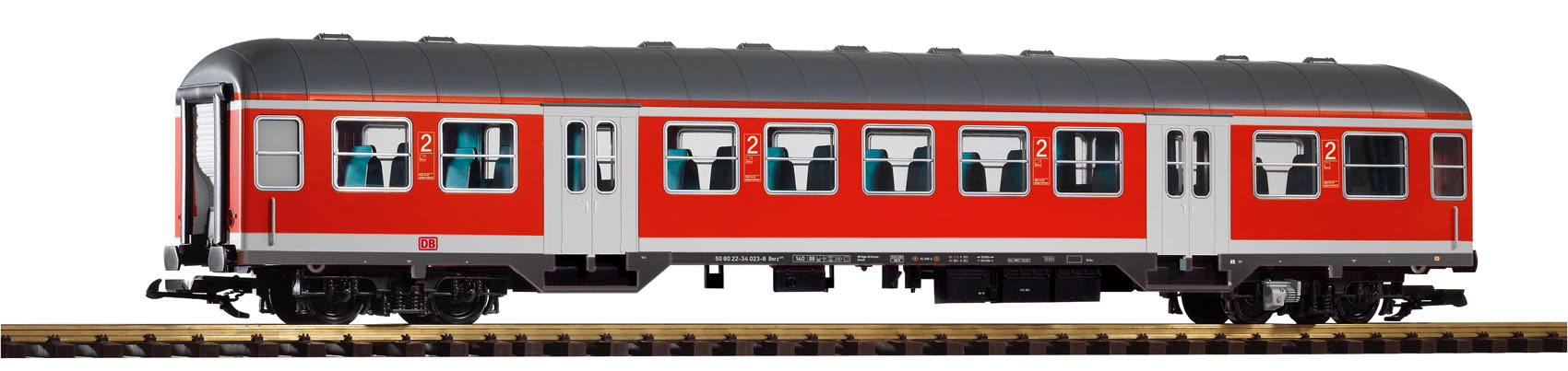 VO PIKO 37624 Spur G-Nahverkehrswg. Bnb 2. Klasse DB AG verkehrsrot VI
