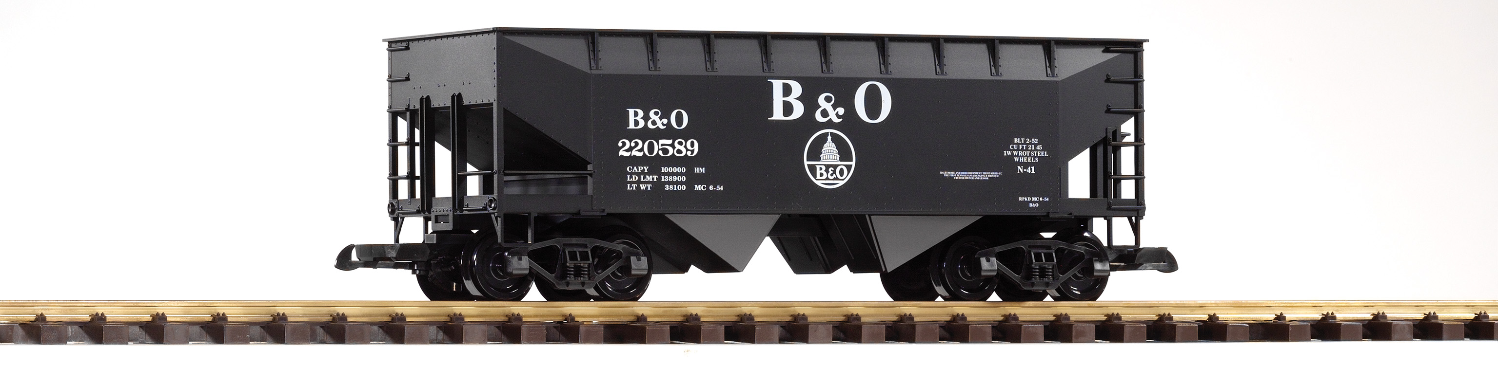 PIKO 38829 Spur G Schüttgutwagen B & O schwarz
