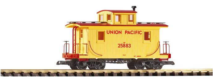 PIKO 38830 Spur G US Güterwagen Armour Yellow. Brown Roof UP