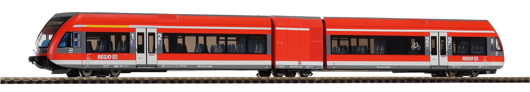 PIKO 40220 Spur N Dieseltriebwagen GTW 2/6 BR 646 Stadler DB AG EP VI