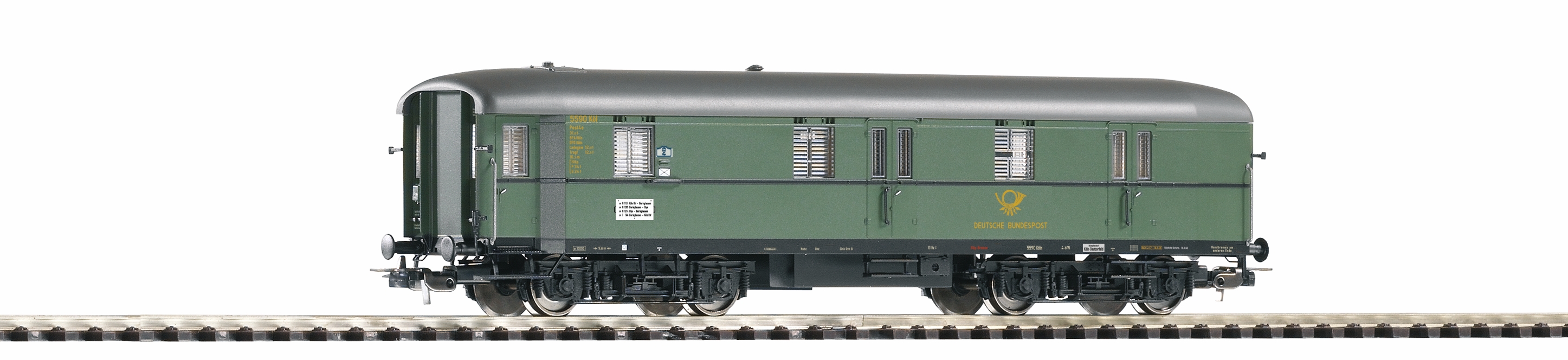 VO PIKO 53327 Spur H0 Postwg.Post Bpw4-b15 DBP III