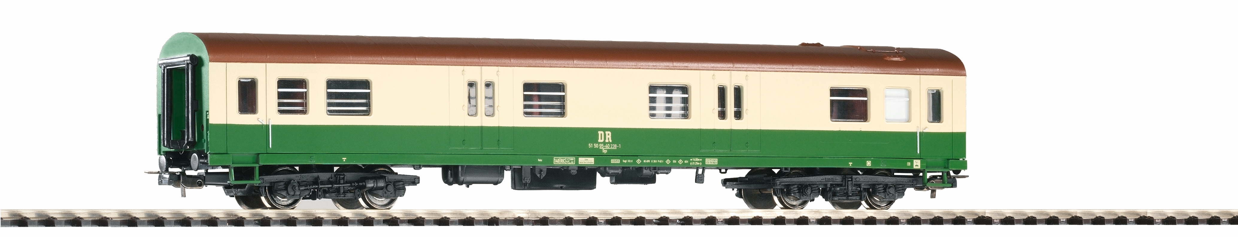 VO PIKO 53444 Spur H0 Gepäckwg. Dgs DR IV 