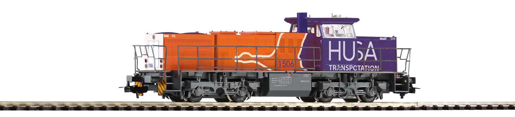 VO PIKO 59291 H0 ~Diesellok G1206 HUSA 1506 VI + lastg. Dec.