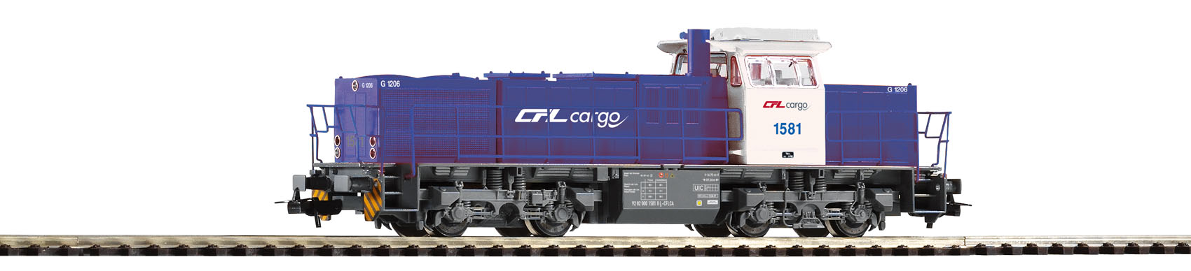 VO PIKO 59294 H0 ~Diesellok G1206 CFL Cargo blau VI + lastg. Dec.