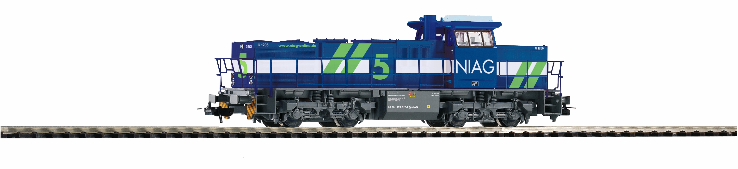 PIKO 59299 Spur H0 ~Diesellok G 1206 NIAG digital für 3 Leiter