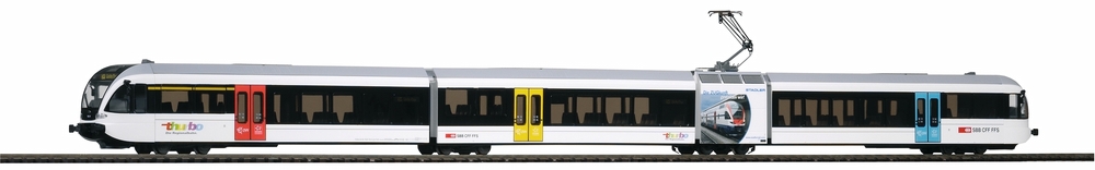 PIKO 59330 H0 ~Elektrotriebwagen Stadler GTW 2/8 SBB Thurbo digital für 3 Leiter