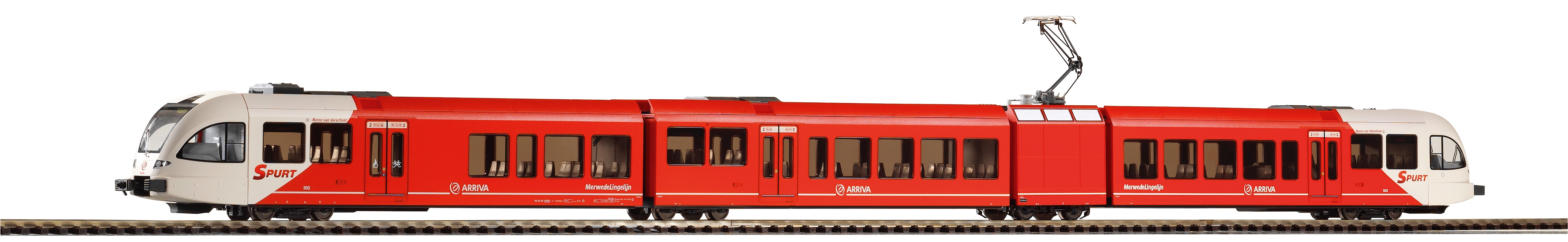 VO PIKO 59331 H0 ~Elektrotriebwagen Stadler GTW 2/8 Arriva VI + lastg. Dec.