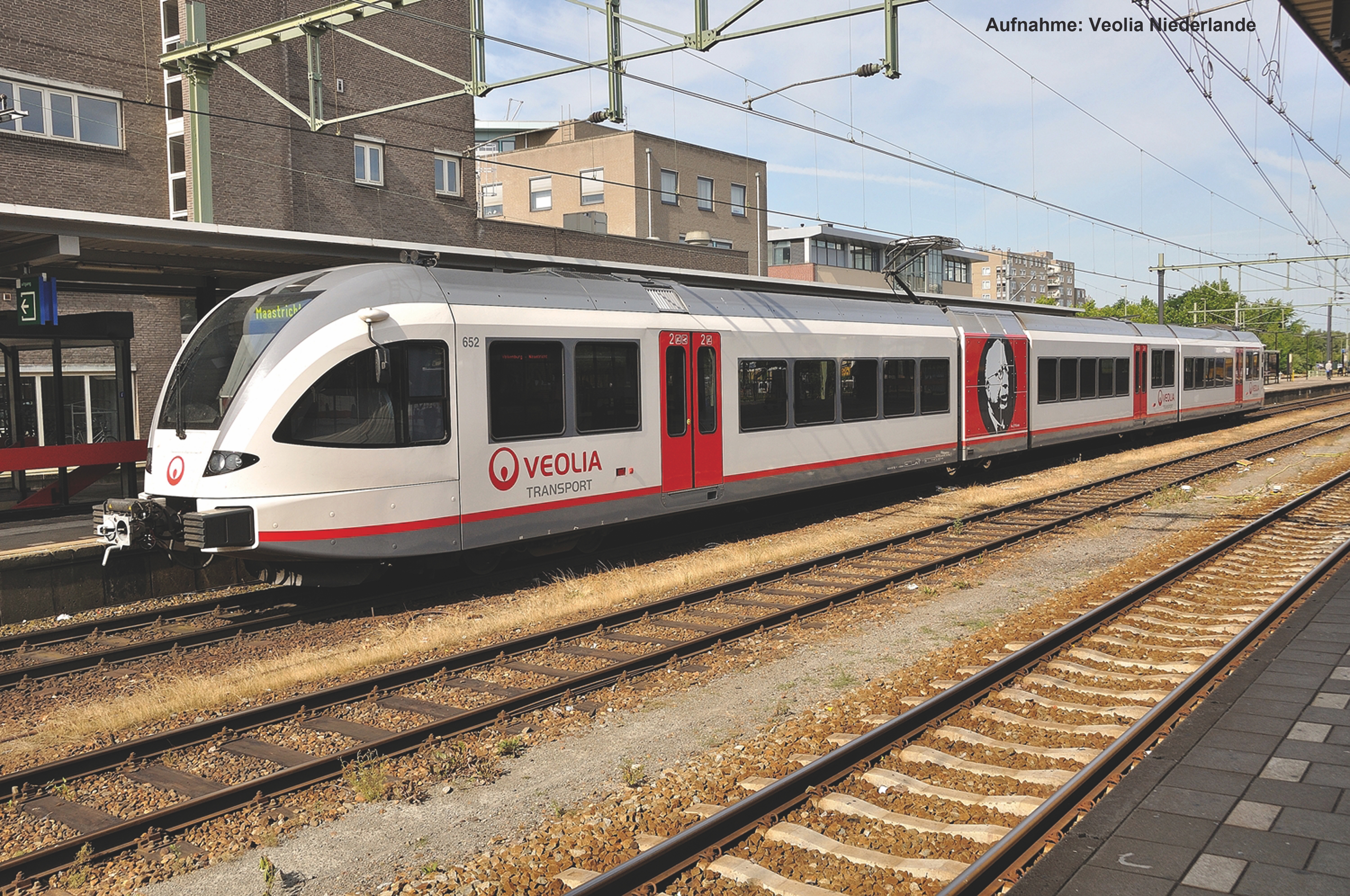 PIKO 59336 Spur H0 ~E-Triebwagen GTW 2/8 Veolia  EP VI für 3 Leiter