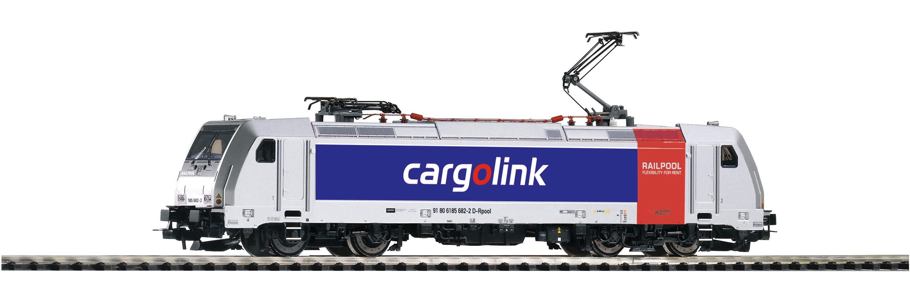 PIKO 59358 Spur H0 ~E-Lok BR 185.2 Cargolink VI digital für 3 Leiter